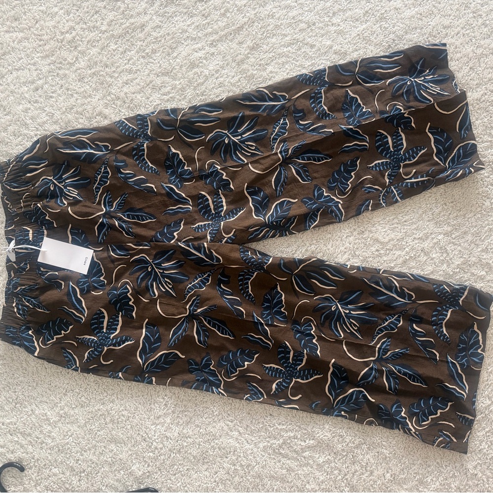 NEW Mango printed culotte pants crop design